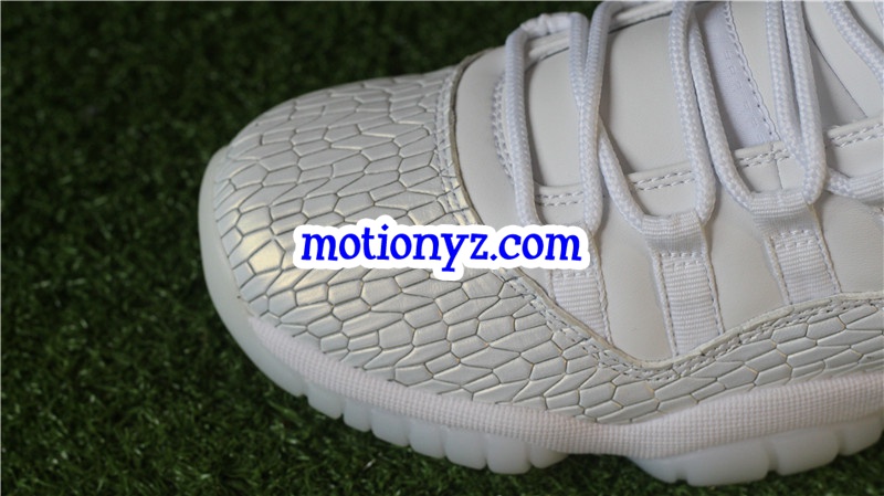 Air Jordan 11 Low GS Frost White PRM Heiress